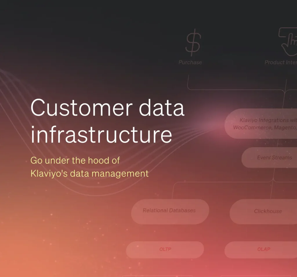 Customer data infrastructure